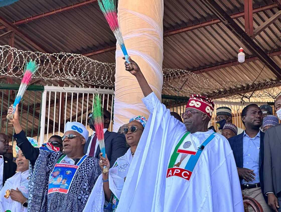 Kashim Shettim, Governor Simon Lalong, APC Jos rally, 2023 elections, PDP, Labour Party, Bola Tinubu Kashim Shettim, Governor Simon Lalong, APC Jos rally, 2023 elections, PDP, Labour Party, Bola Tinubu