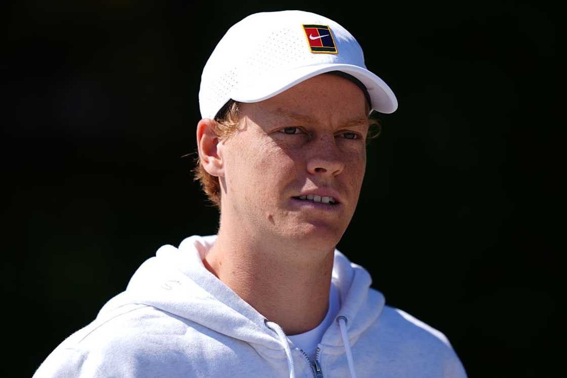 Jannik Sinner at the All England Lawn Tennis and Croquet Club
