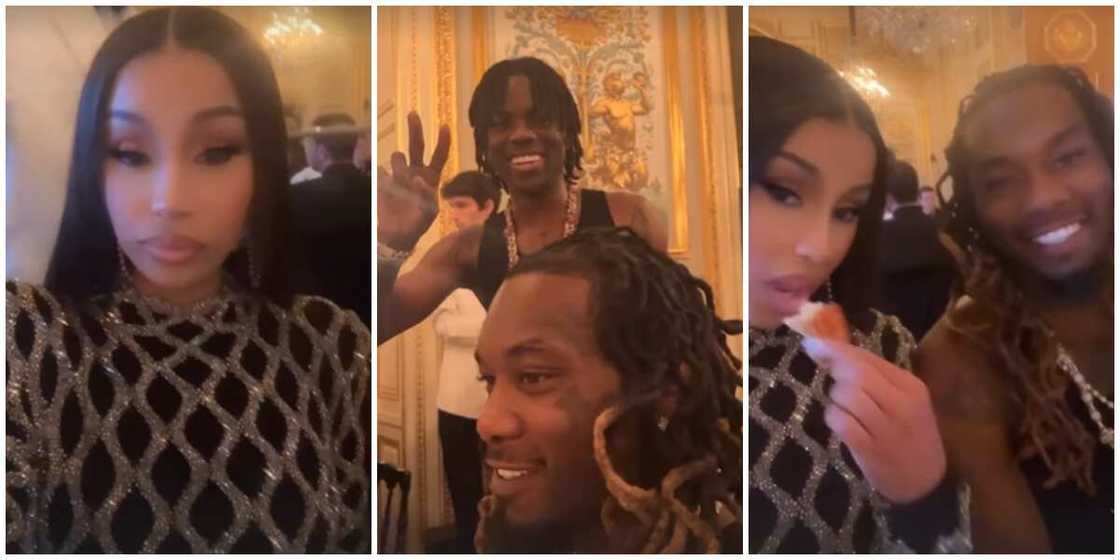 Rema with Cardi B and Offset Rema with Cardi B and Offset