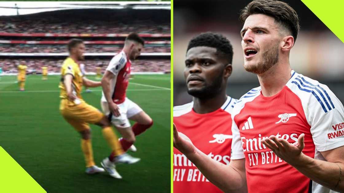 Declan Rice: Arsenal star sent off for the 'worst red card in history' against Brighton