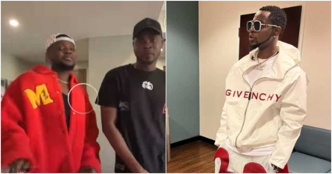 Kizz Daniel and brother Kizz Daniel and brother