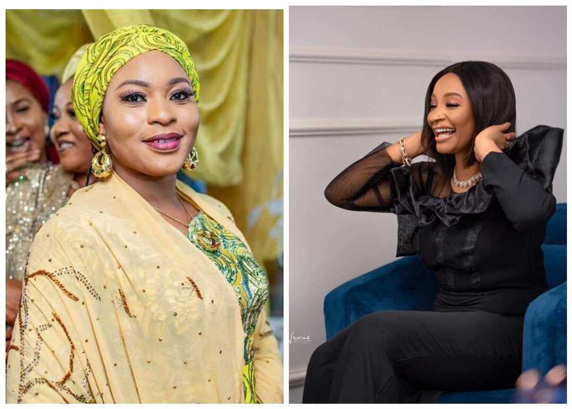 Mansurah Isah da Rahama Sadau. Mansurah Isah da Rahama Sadau.