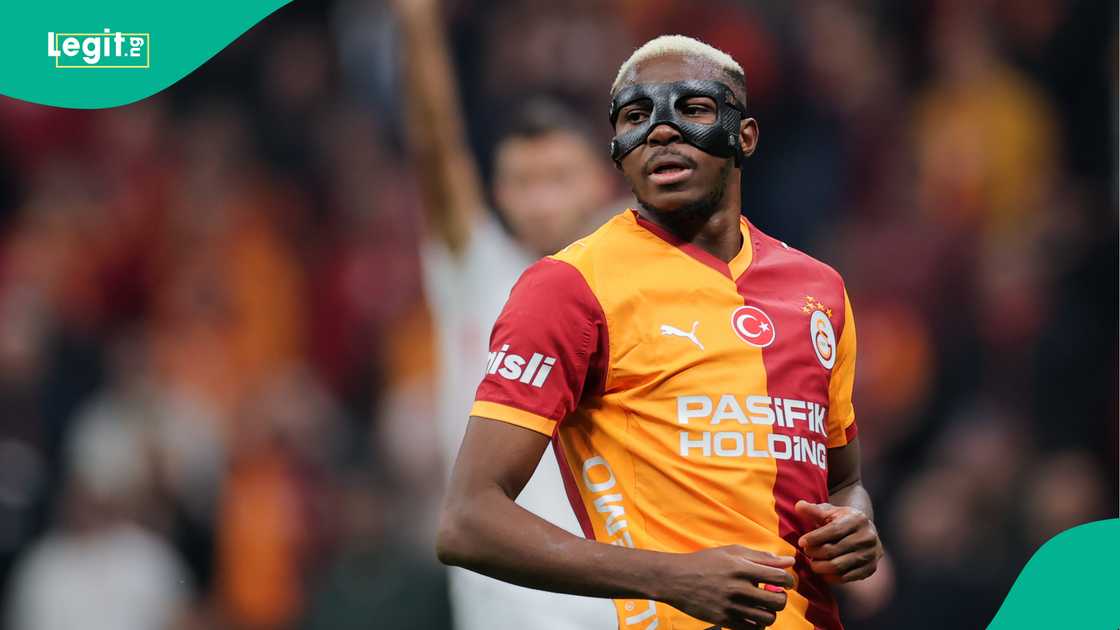 Victor Osimhen, Galatasaray, Samsunspor, Rams Park, Istanbul, Turkiye, Super Lig.