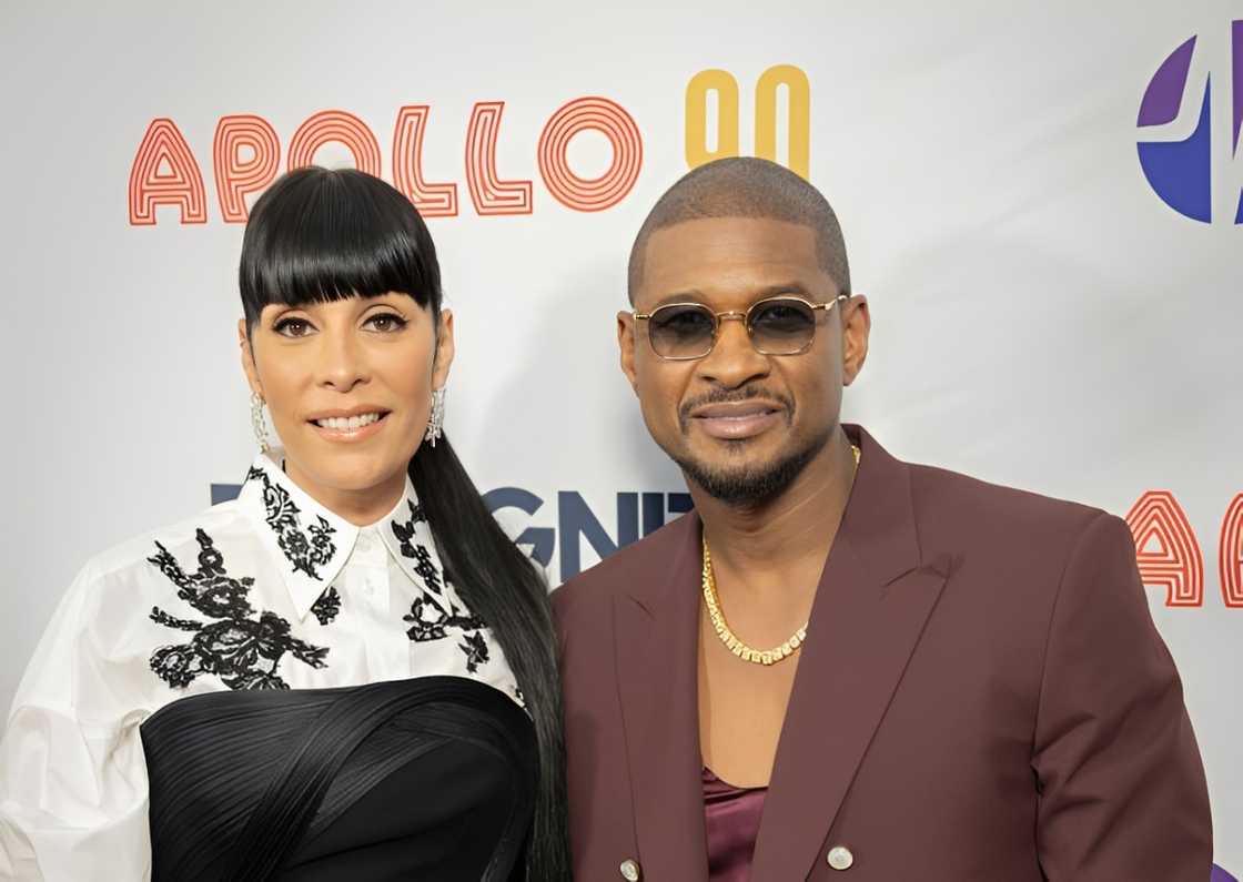 Jennifer Goicoechea and Usher