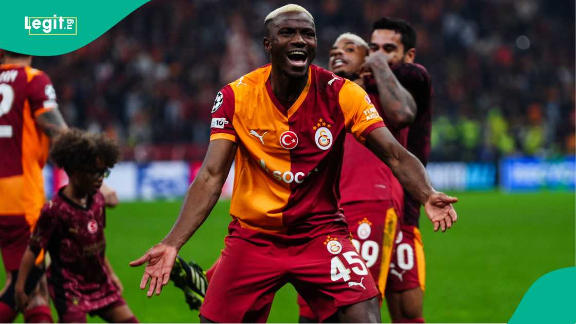 Victor Osimhen, Galatasaray, Liverpool, Rams Park, Istanbul, UEFA Champions League. Victor Osimhen, Galatasaray, Liverpool, Rams Park, Istanbul, UEFA Champions League.