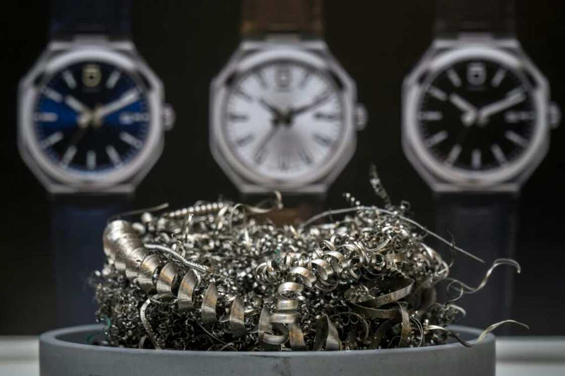 Stainless steel recycled from scraps left over from the manufacturing of watches and medical materials goes into the sustainable luxury timepieces Stainless steel recycled from scraps left over from the manufacturing of watches and medical materials goes into the sustainable luxury timepieces