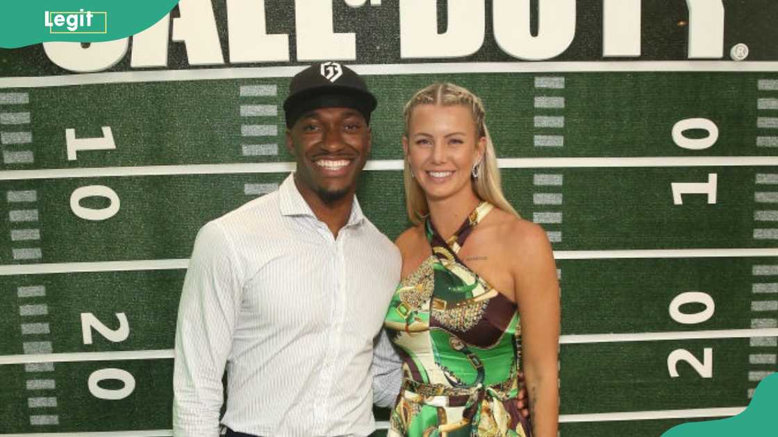 Robert Griffin III & Grete Sadeiko at the 2022 NFL Draft