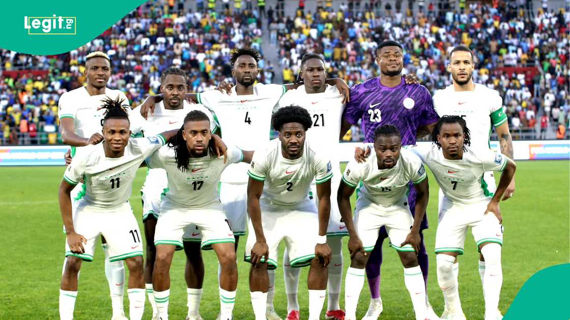 Victor Osimhen, Bright Osayi-Samuel, Wilfred Ndidi, Calvin Bassey, Stanley Nwabali, William Troost-Ekong, Samuel Chukwueze, Alex Iwobi, Ola Aina, Moses Simon, Ademola Lookman, Super Eagles, Nigeria, Amahoro Stadium, Kigali, Rwanda.