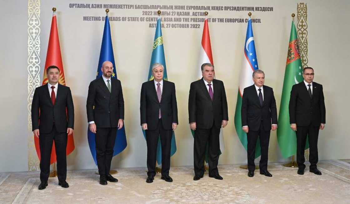 President of the European Council Charles Michel met the leaders of all five Central Asian nations -- Kazakhstan, Kyrgyzstan, Uzbekistan, Tajikistan and Turkmenistan President of the European Council Charles Michel met the leaders of all five Central Asian nations -- Kazakhstan, Kyrgyzstan, Uzbekistan, Tajikistan and Turkmenistan