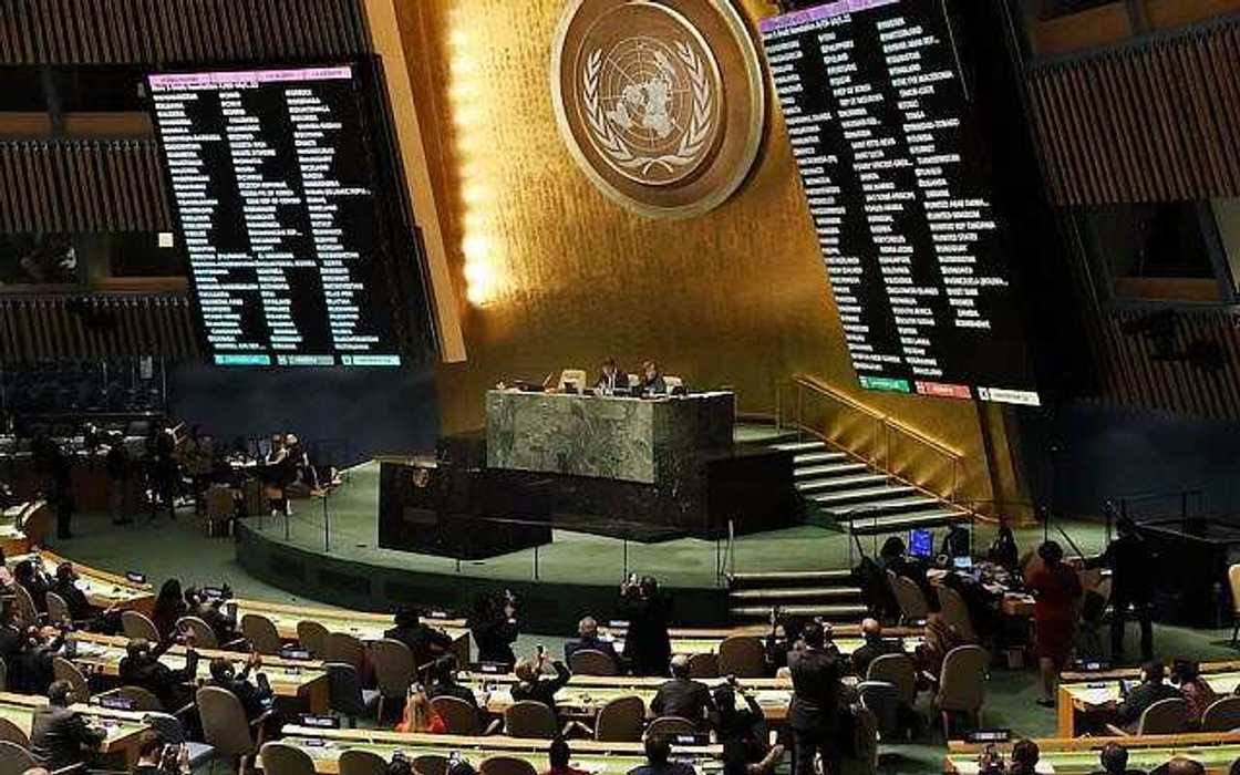 An yi zabe a MDD kan Isra'ila An yi zabe a MDD kan Isra'ila