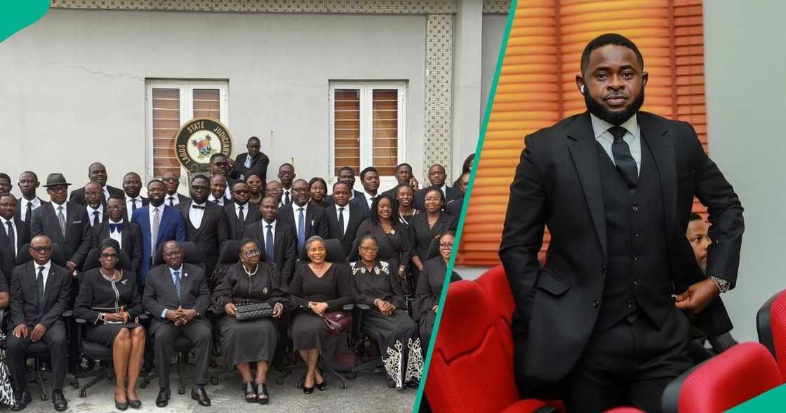 Lawyers sworn in as notaries celebrate professional milestones.