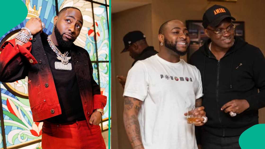 Davido in the UK with Pastor Tobi Adegboyega