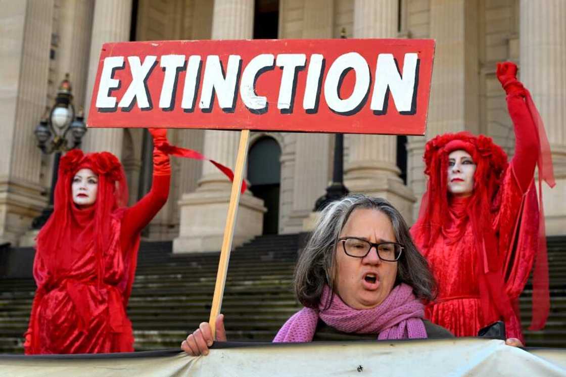 An XR protest outside the State Parliament of Victoria in Melbourne, Australia in July 2022 An XR protest outside the State Parliament of Victoria in Melbourne, Australia in July 2022