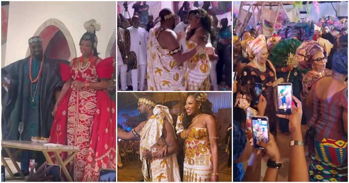 Kemi Adetiba and Oscar's traditional wedding