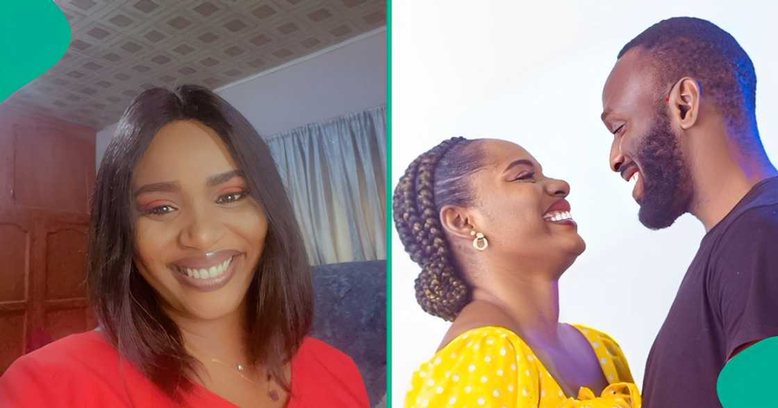 Lady shares password with her husband while preparing for C-section Lady shares password with her husband while preparing for C-section