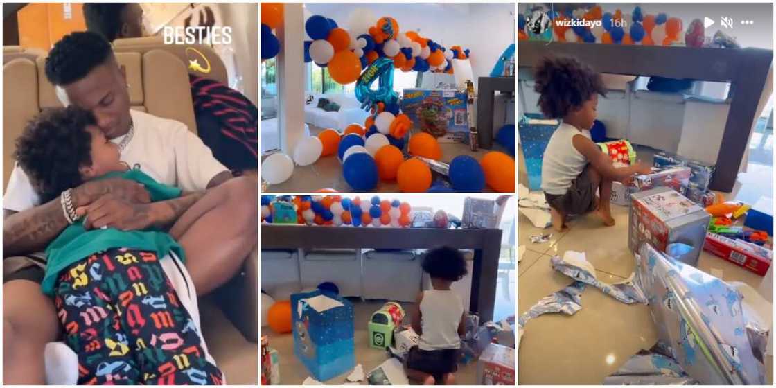 Wizkid’s son Zion clocks 4 Wizkid’s son Zion clocks 4