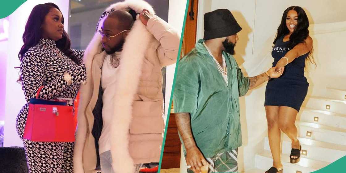 Davido and Chioma wear designer outfits Davido and Chioma wear designer outfits