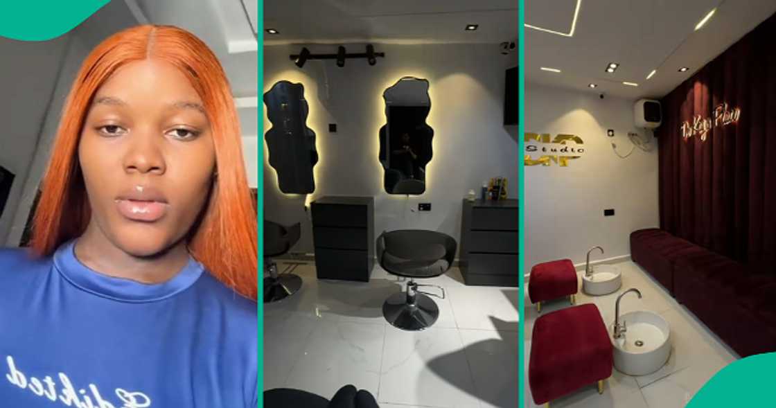 Nigerian lady shares video of the building process of her beauty empire.