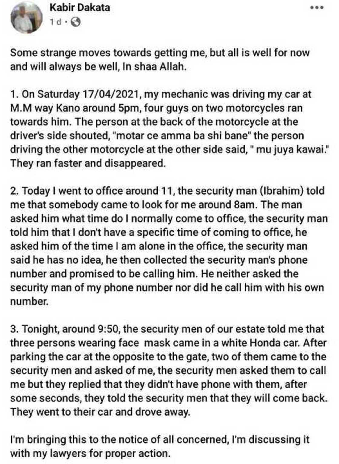 Na shiga uku: Wanda ya yi wa Ganduje tambaya a kan bidiyon Dala ya na fuskantar barazana Na shiga uku: Wanda ya yi wa Ganduje tambaya a kan bidiyon Dala ya na fuskantar barazana