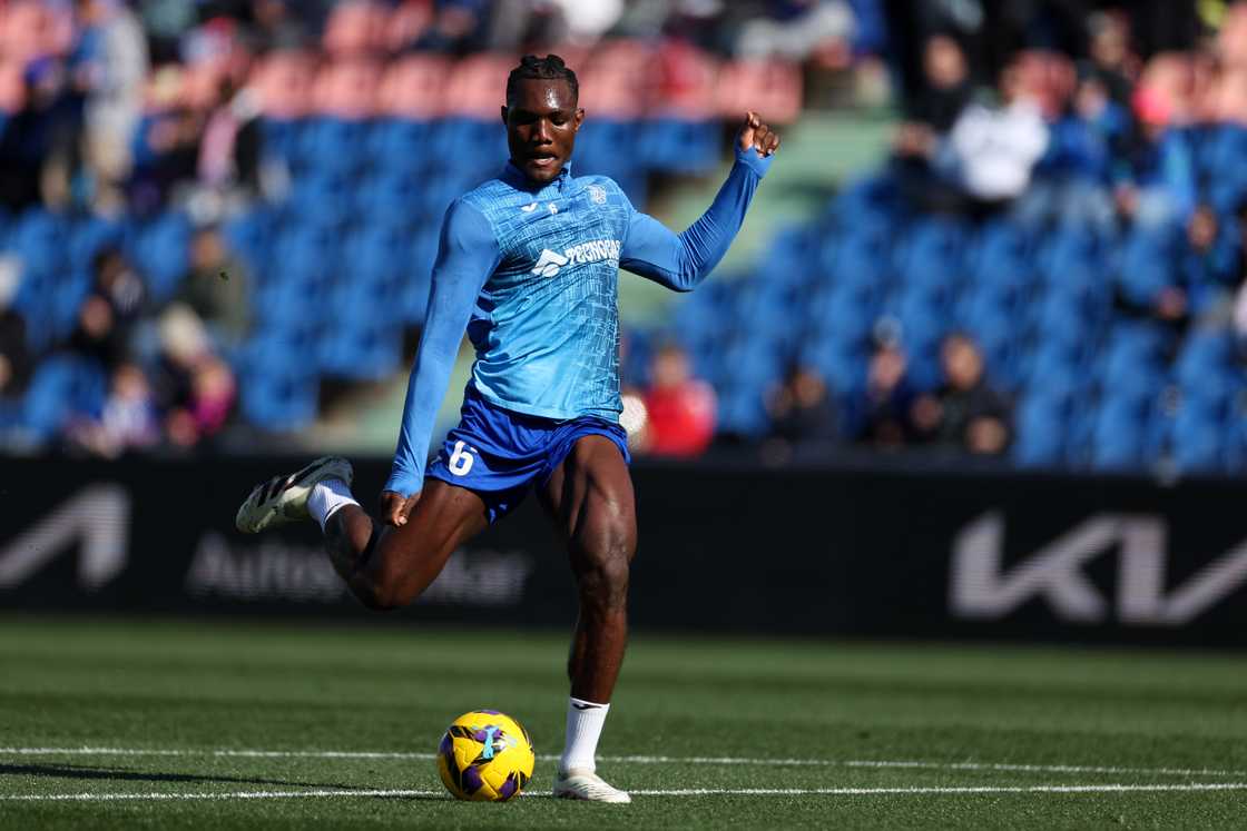 Chrisantus Uche has been impressive for Getafe this season, scoring three goals. Chrisantus Uche has been impressive for Getafe this season, scoring three goals.