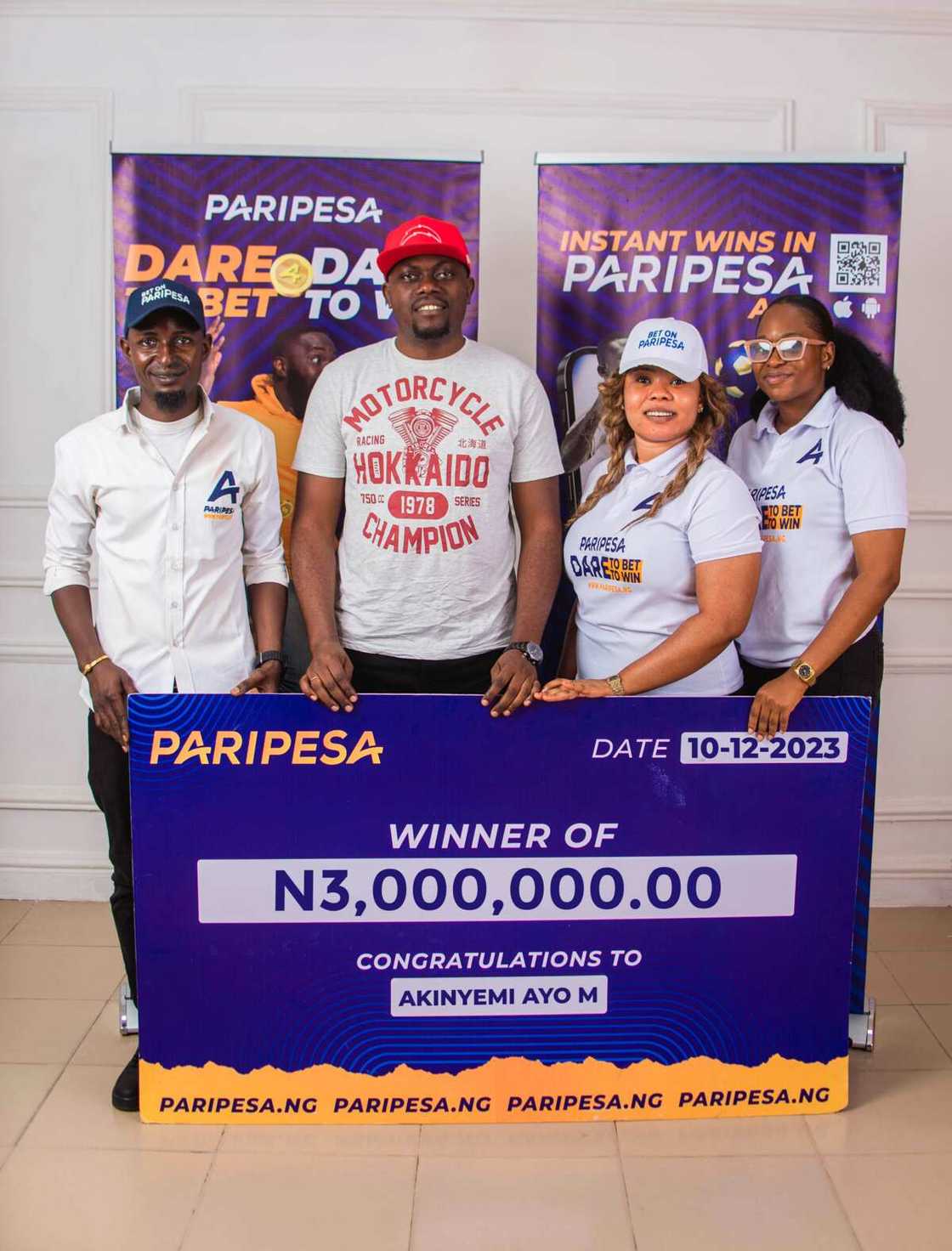 The Ultimate Bet: PariPesa November Winners Take Home ₦5,000,000 The Ultimate Bet: PariPesa November Winners Take Home ₦5,000,000