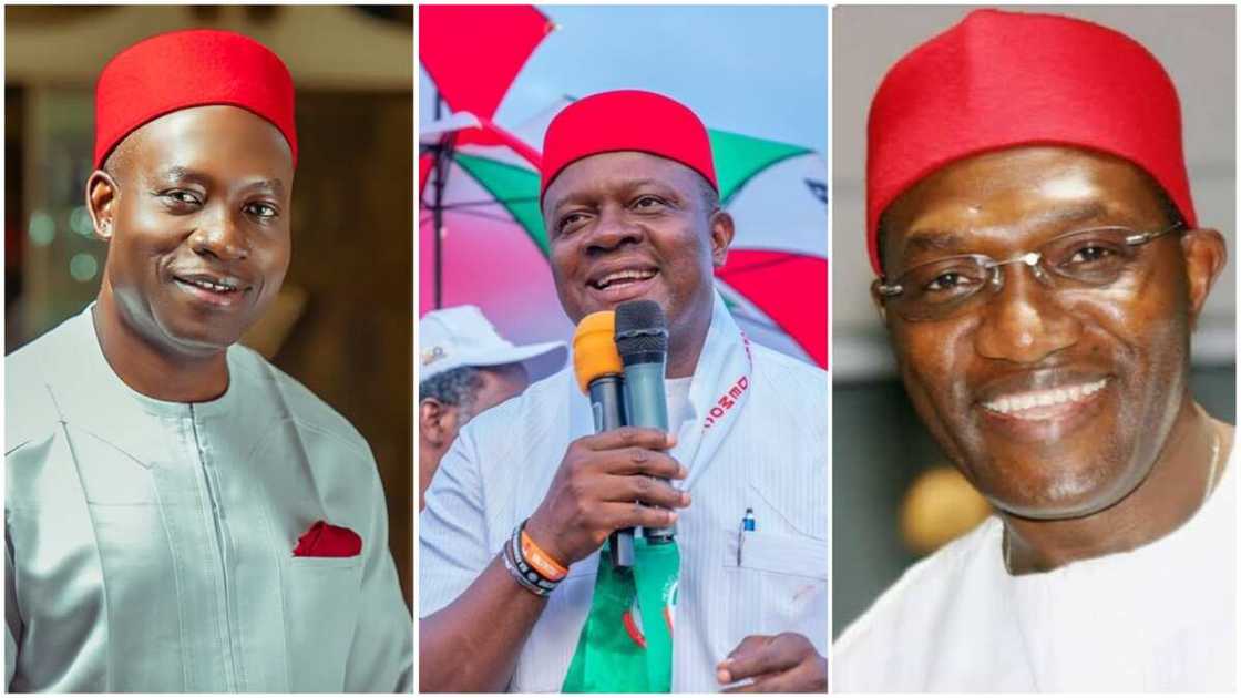 Anambra Governorship Election Debate: Andy Uba, Soludo, Valentine Ozigbo Go Head to Head Anambra Governorship Election Debate: Andy Uba, Soludo, Valentine Ozigbo Go Head to Head