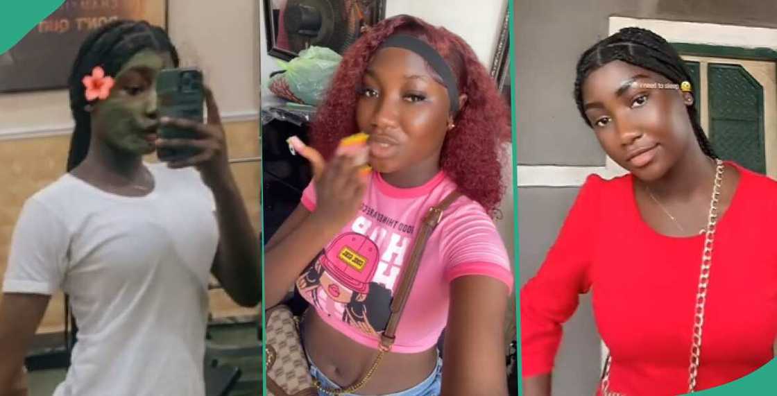 Lady rocks bald look after cutting all her hair over lack of money for braids Lady rocks bald look after cutting all her hair over lack of money for braids