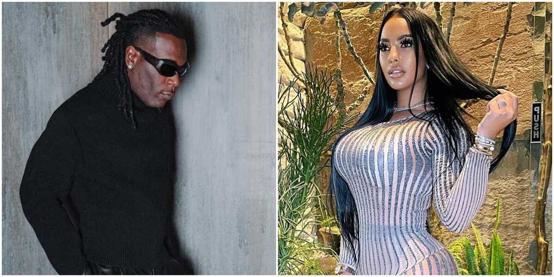 Burna Boy distances self from lady with banging body rumoured to be his new woman Burna Boy distances self from lady with banging body rumoured to be his new woman