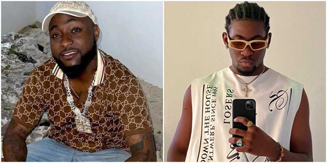 Davido and a stylist Davido and a stylist