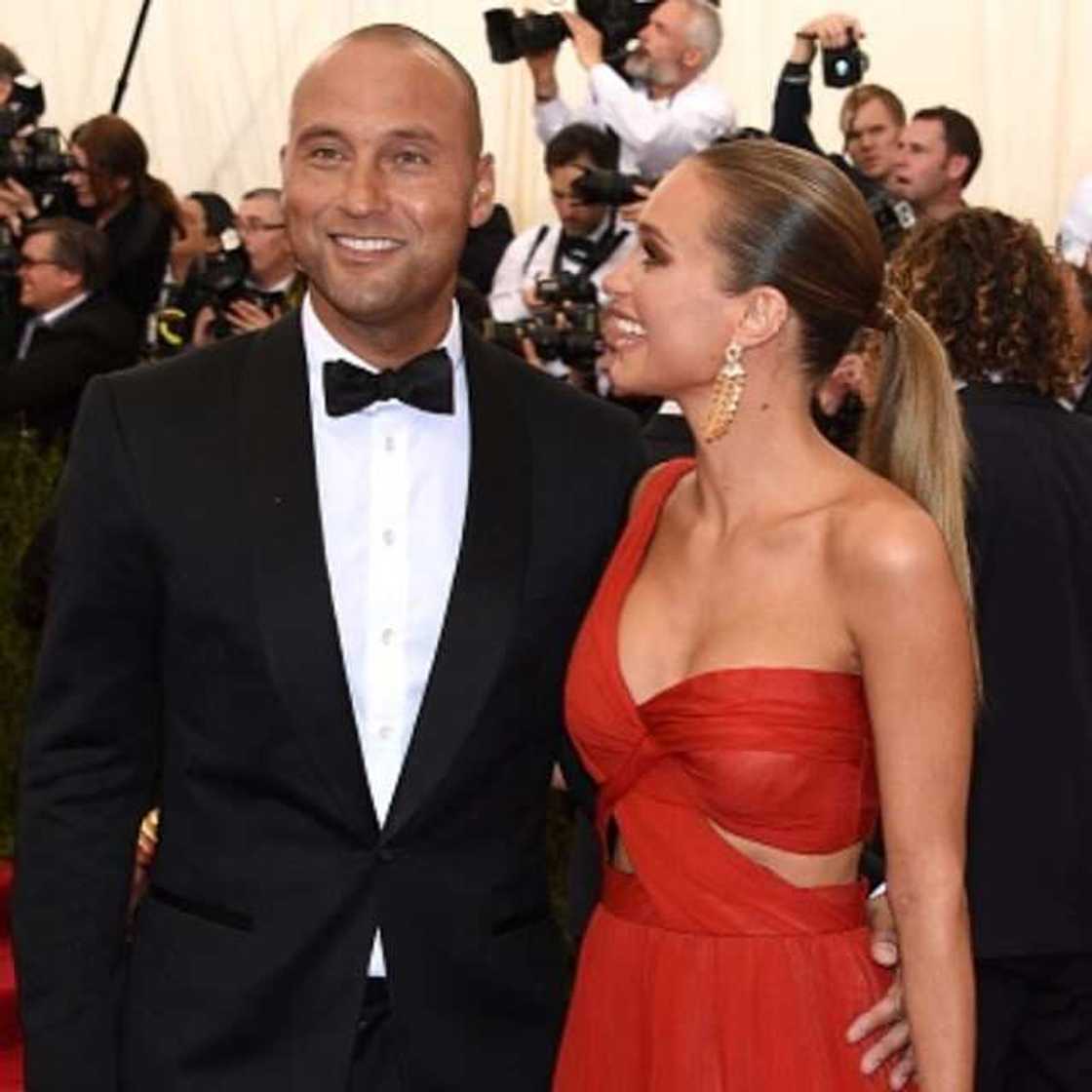 Derek Jeter and wife