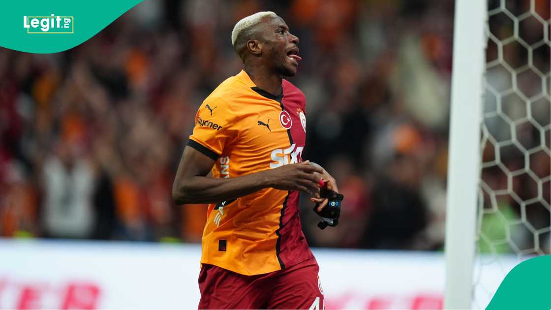 Victor Osimhen, Galatasaray, Istanbul Basaksehir, Rams Park, Istanbul, Turkiye, Super Lig Victor Osimhen, Galatasaray, Istanbul Basaksehir, Rams Park, Istanbul, Turkiye, Super Lig