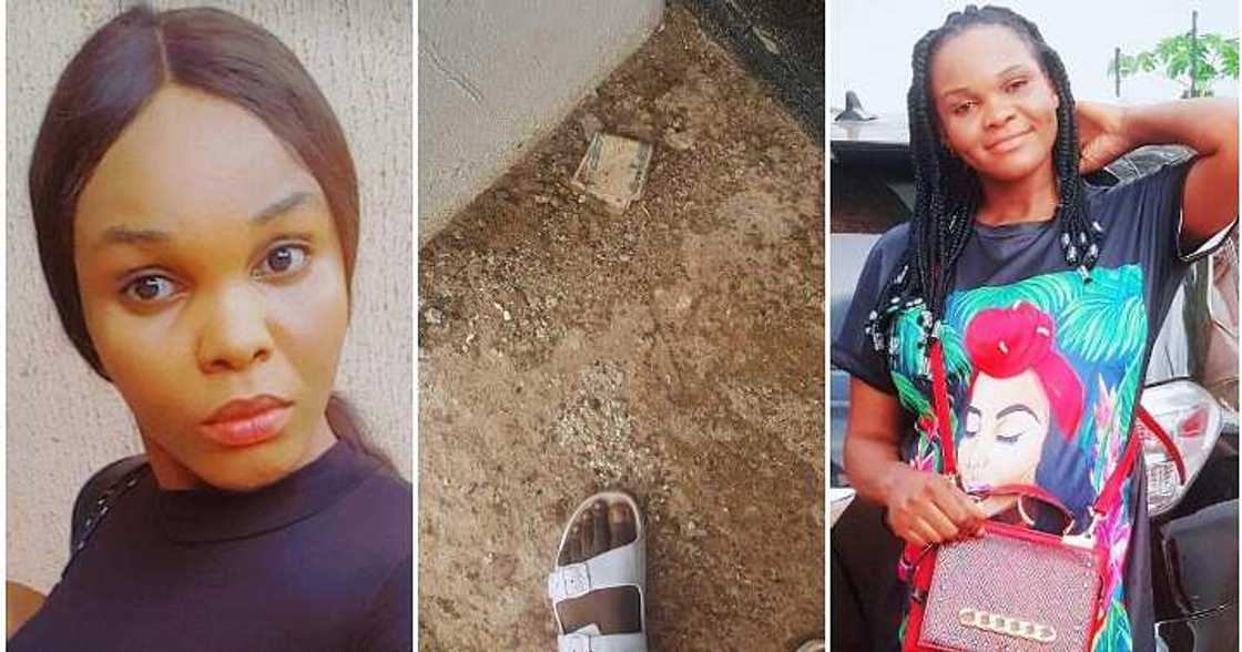 I am Not Touching It: Lady Cries out as Customer Dumps Money at her Gate after Chanting Incantations I am Not Touching It: Lady Cries out as Customer Dumps Money at her Gate after Chanting Incantations