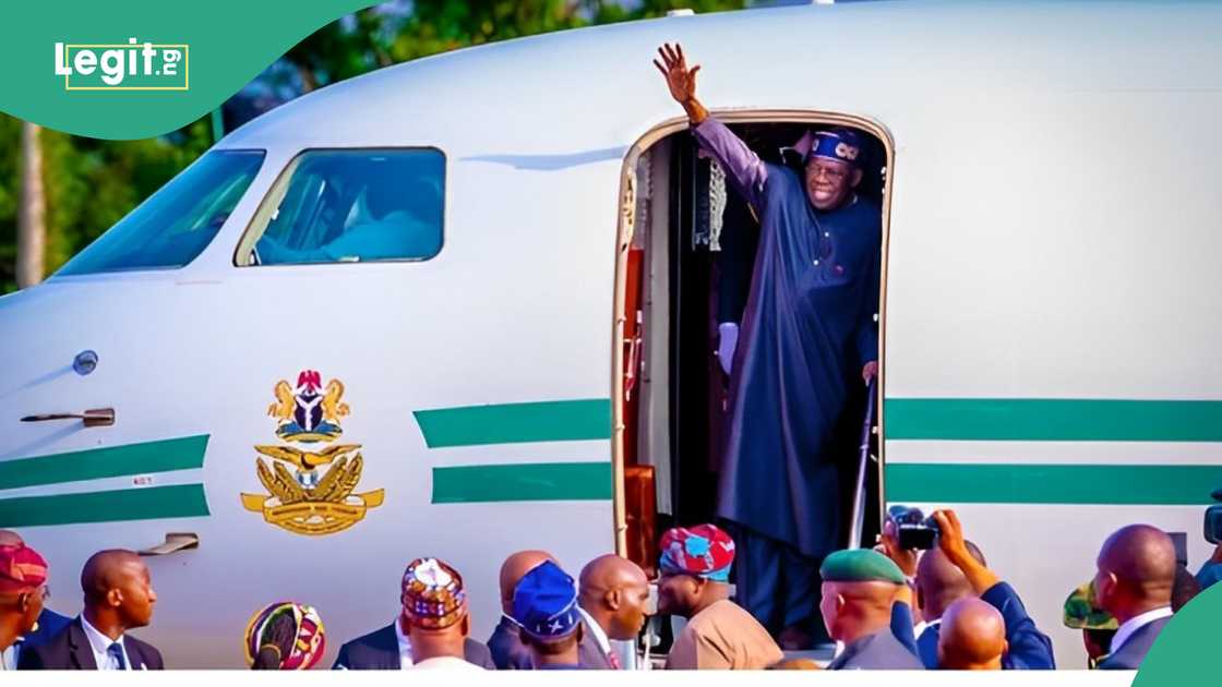 Tinubu departs Nigeria for an important summit abroad Tinubu departs Nigeria for an important summit abroad