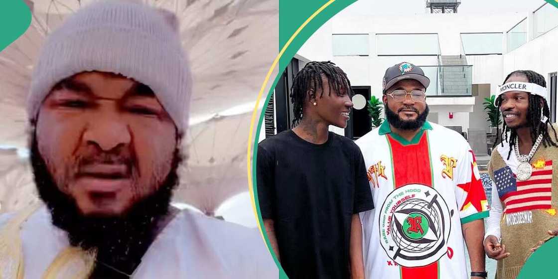 Sam Larry posts picture of him, Naira Marley and Zinoleesky on his Instagram page Sam Larry posts picture of him, Naira Marley and Zinoleesky on his Instagram page