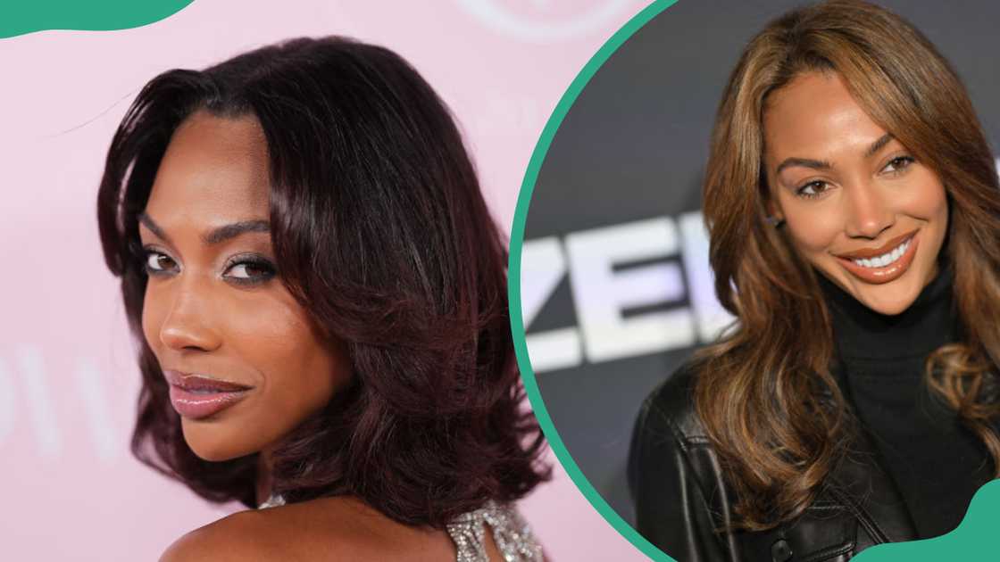 Kysre Gondrezick at a fashion show in New York (L). The basketball player attends an event in Atlanta, Georgia (R) Kysre Gondrezick at a fashion show in New York (L). The basketball player attends an event in Atlanta, Georgia (R)