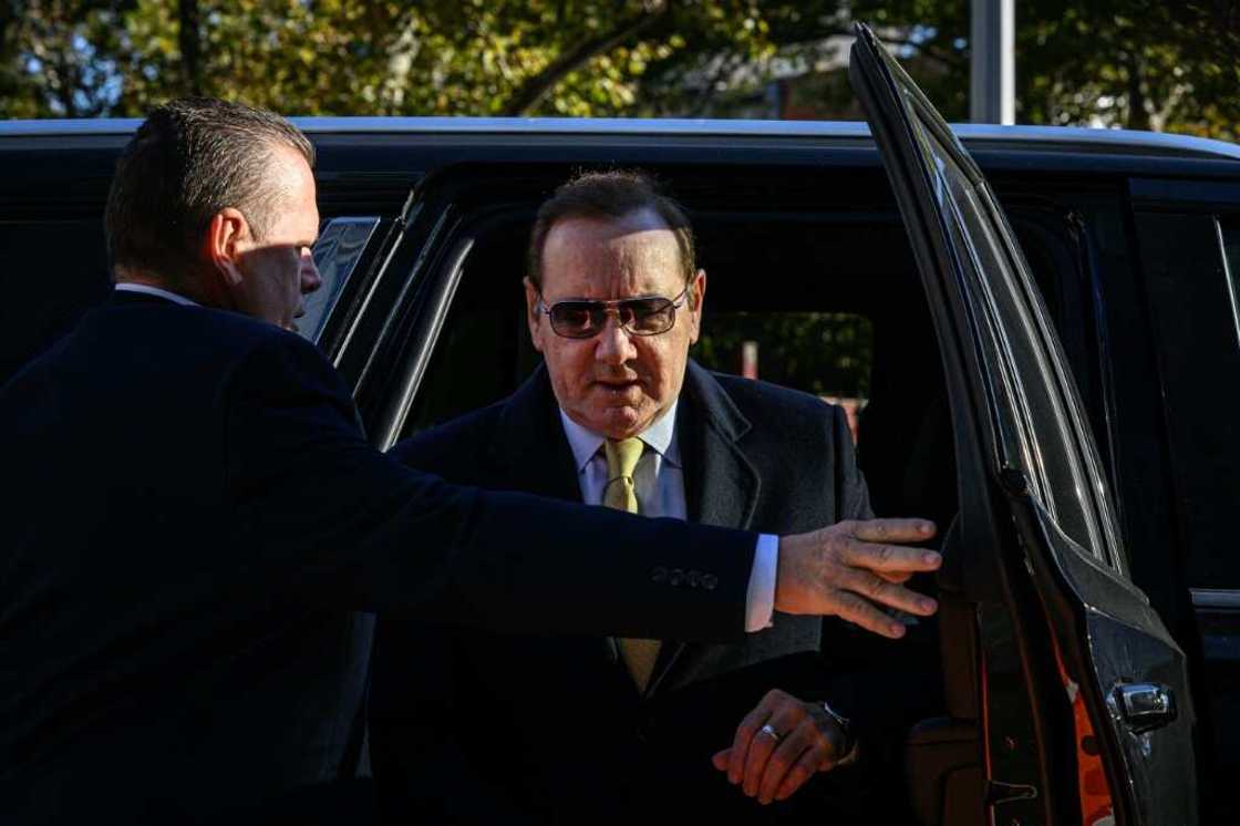 Kevin Spacey arrives at the US district court for the Southern District of New York on October 20, 2022 Kevin Spacey arrives at the US district court for the Southern District of New York on October 20, 2022