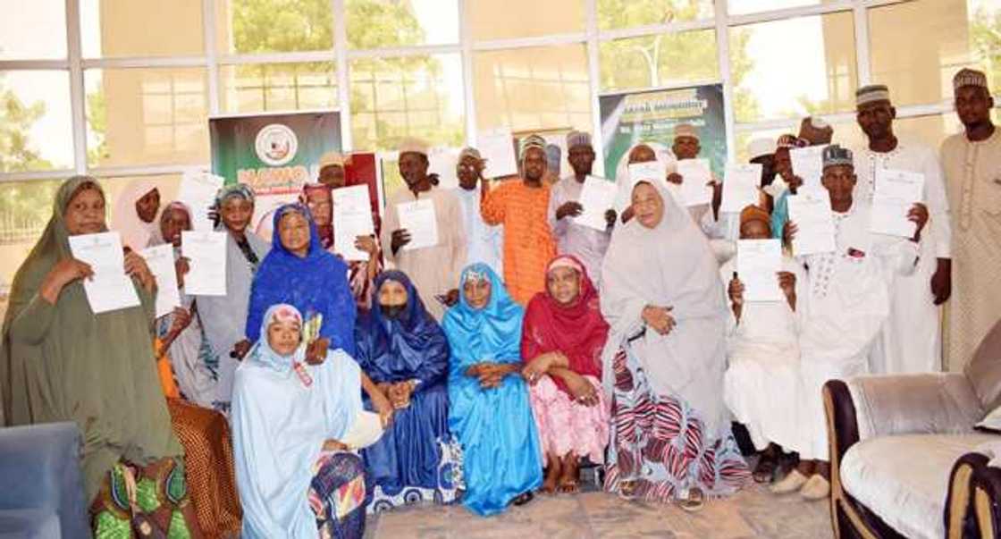 Matawalle's wife Aisha secures political appointment for 20 Miyetti Allah members in Zamfara Matawalle's wife Aisha secures political appointment for 20 Miyetti Allah members in Zamfara