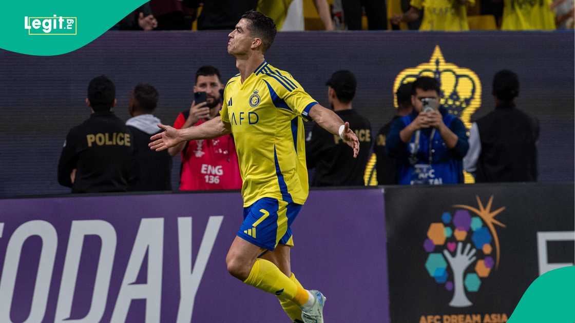 Cristiano Ronaldo, Al-Nassr, Esteghlal, AFC Champions League, Al-Awwal Park, Riyadh, Saudi Arabia.