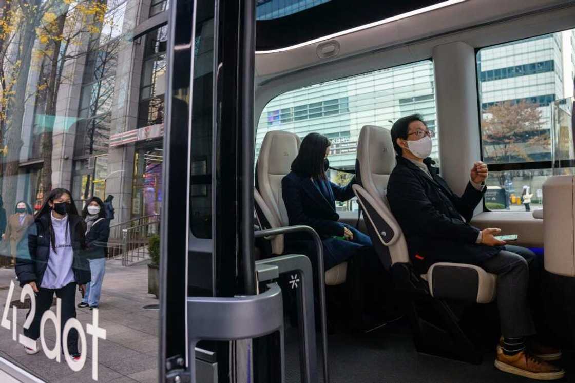 South Korean capital launches self-driving bus experiment - Legit.ng