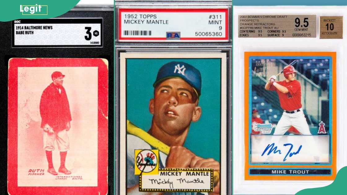 Most expensive baseball cards