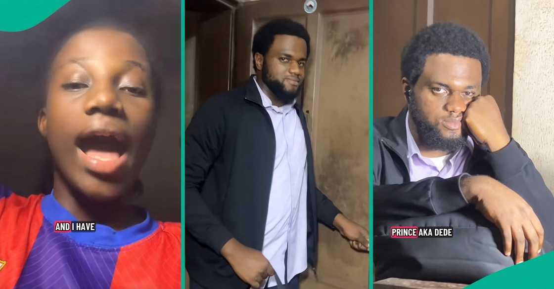 Nigerian man cries as 13-year-old sister reads touching speech to him on his birthday. Nigerian man cries as 13-year-old sister reads touching speech to him on his birthday.
