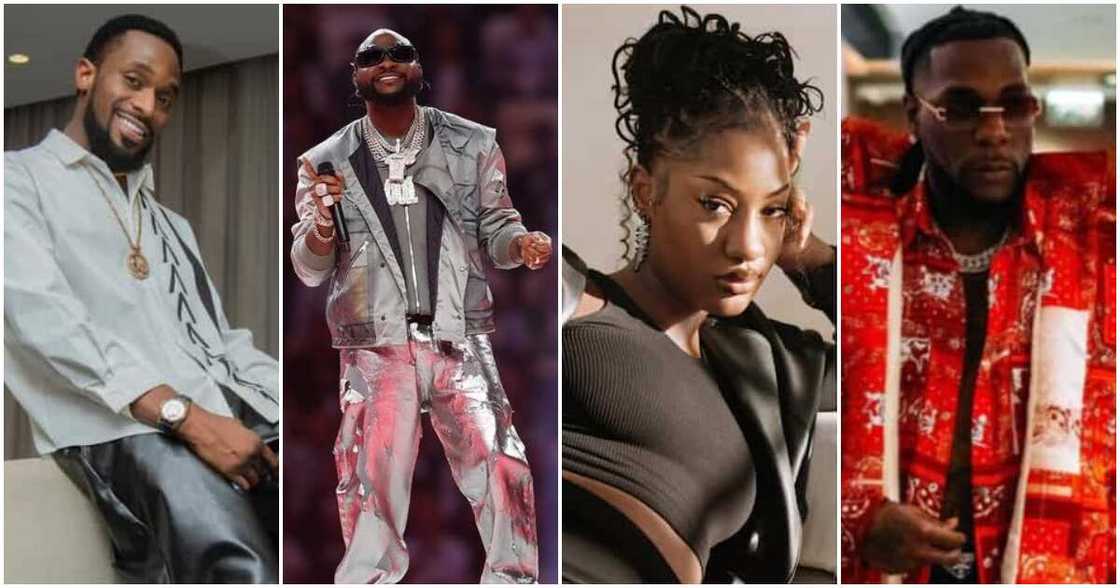 D'banj, Davido, Tems, Burna Boy D'banj, Davido, Tems, Burna Boy