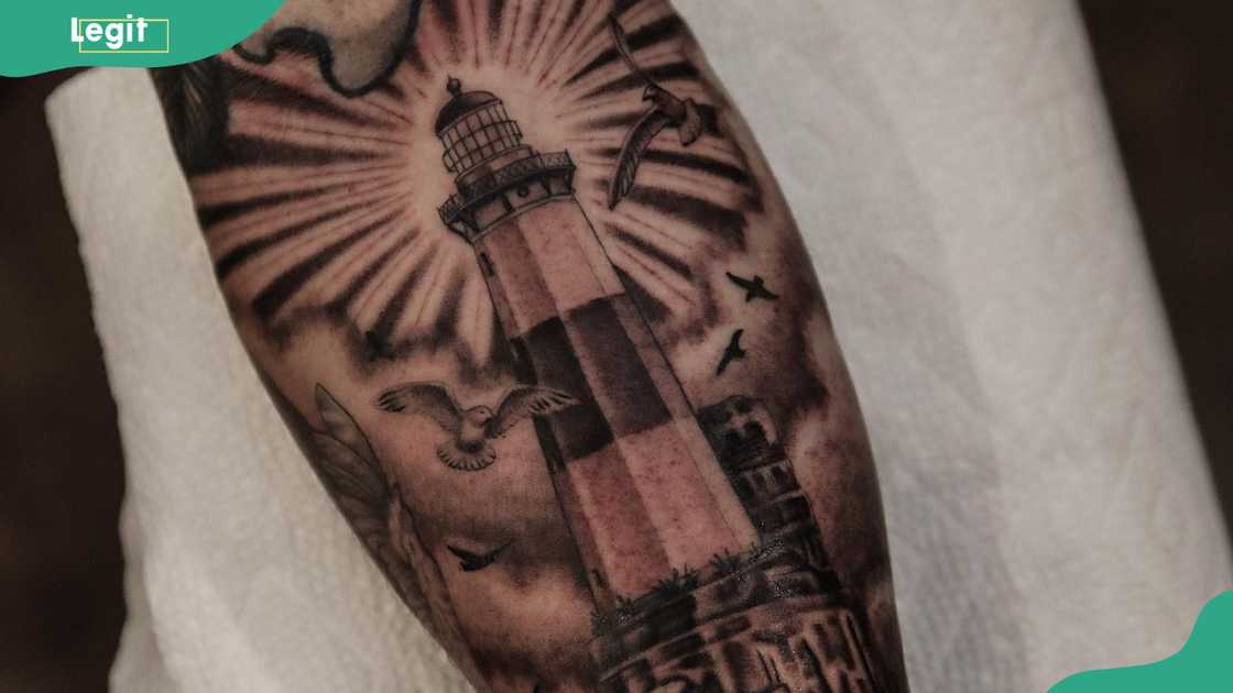 Lighthouse tattoo