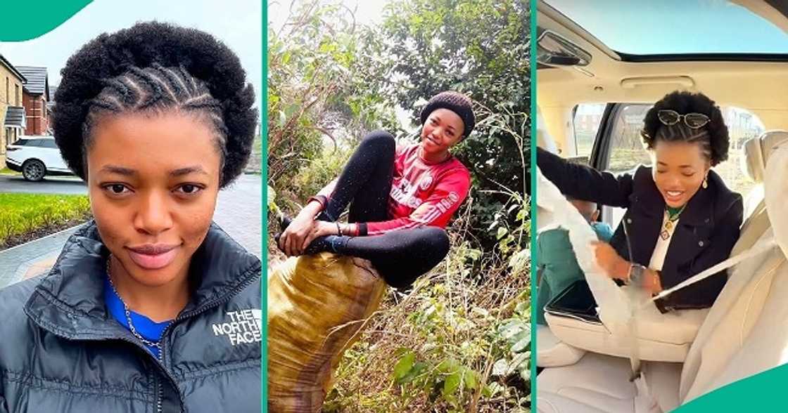 Lady flaunts Mercedes Benz 4matic SUV, shares transformation photos Lady flaunts Mercedes Benz 4matic SUV, shares transformation photos