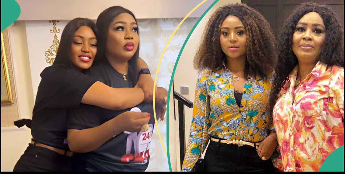 Regina Daniels' mum praises her