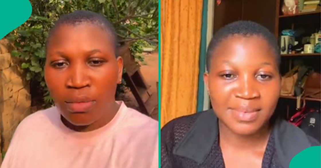 24-year-old Nigerian lady cries while disclosing that her marriage ended.