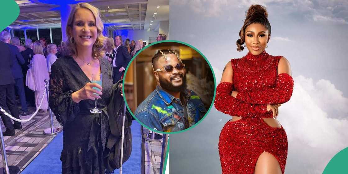 Photos of Reggie Bird, Mercy Eke and Whitemoney Photos of Reggie Bird, Mercy Eke and Whitemoney