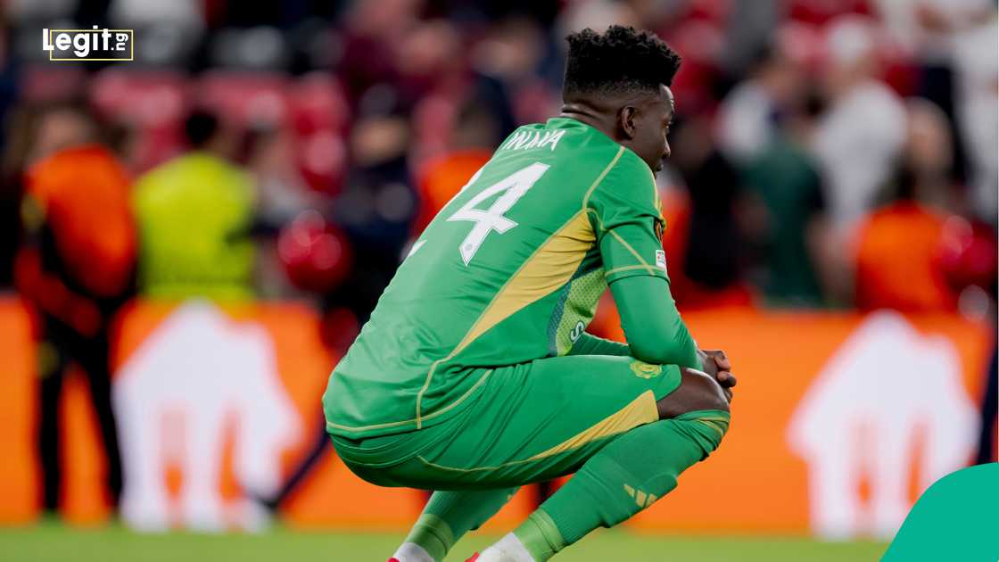 Andre Onana, Manchester United. Andre Onana, Manchester United.