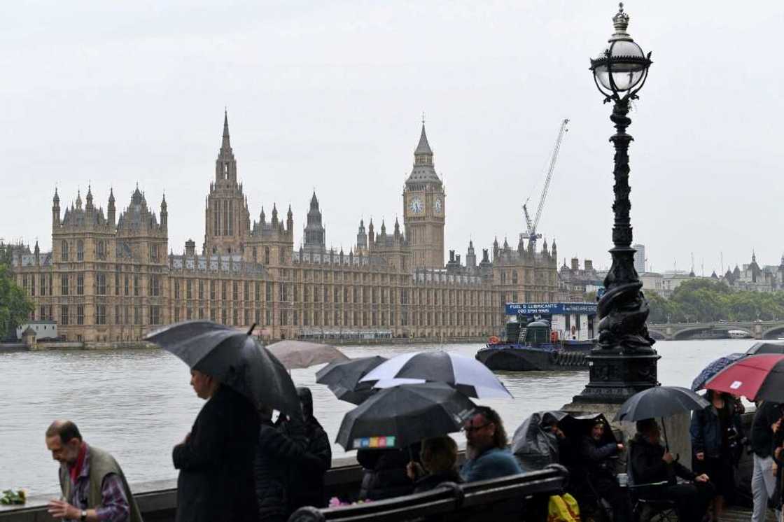 Queues have been forming since Monday to view her coffin as it lies in state from Wednesday