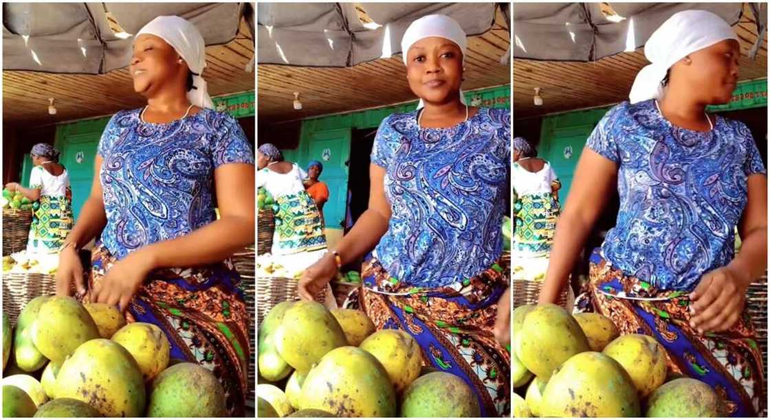 Photos of a mango seller posing for a dance. Photos of a mango seller posing for a dance.
